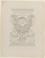 Paris, Louvre, Nachzeichnung des Grabaltars des P. Fundanius Velinus, Ansicht