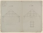 Entwürfe für Dachkonstruktionen, Schnitt