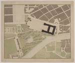Kassel, Chattenburg, Entwurf zur Umgestaltung der Voraue, Lageplan
