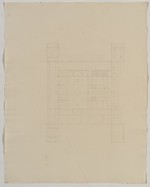 Entwurf zu einer "Villa Tusci" nach Plinius, Grundriß