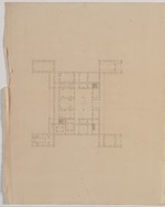 Entwurf zu einer "Villa Tusci" nach Plinius, Grundriß