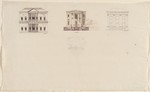 Drei Fassaden nach Ch. C. L. Hirschfeld, Aufrisse