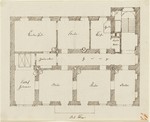Entwurf für ein Wohnhaus, Grundriß des ersten Obergeschosses