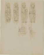 Hann. Münden, St. Blasius, Taufe, Figuren der Wandung