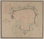 Kassel, Stadtplan, Festungsanlagen im Zustand von 1768 (Kopie)