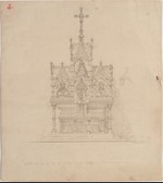 Stavelot, Entwurf für einen Altar, Vorderansicht