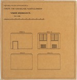 Kassel, Hessisches Landesmuseum, Erdgeschoß, Räume für wechselnde Ausstellungen, Wandaufrisse des Raumes E (Kopie)
