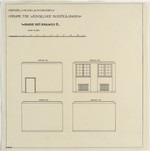 Kassel, Hessisches Landesmuseum, Erdgeschoß, Räume für wechselnde Ausstellungen, Wandaufrisse des Raumes E
