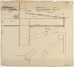 Berlin, Institutsgebäude für die Sammlungen von Franz M. Feldhaus, Entwurf für die Wasserrinnen, Aufsicht und Schnitt