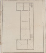 Neercanne, Schloß Aigermont, Entwurf zum Dachgeschoß, Grundriß