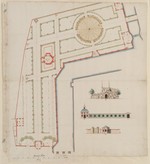 Den Haag, Mauritshuis, Entwurf zum Garten, Plan