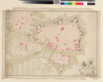 Kassel, Bauaufnahme der Stadt mit Festungsanlagen, Lageplan