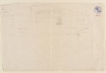 Eleusis, Tempel der Diana Propylaea und der Nemesis, Skizzenblatt mit Architekturdetails, Schnitt